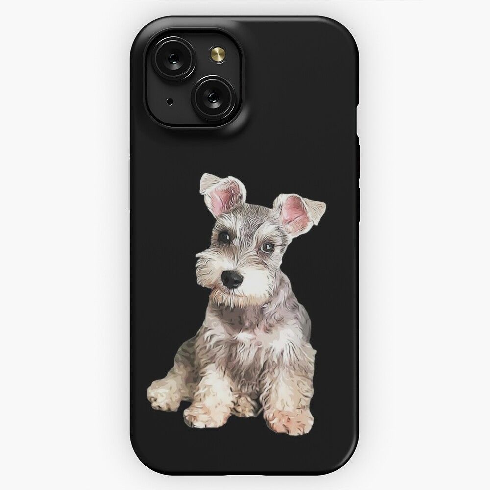 Miniature Schnauzer 2 iPhone 15 Slim Phone Case Cover