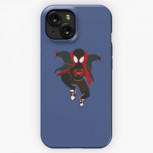 Minimalist Miles Morales iPhone 15 Slim Phone Case Cover