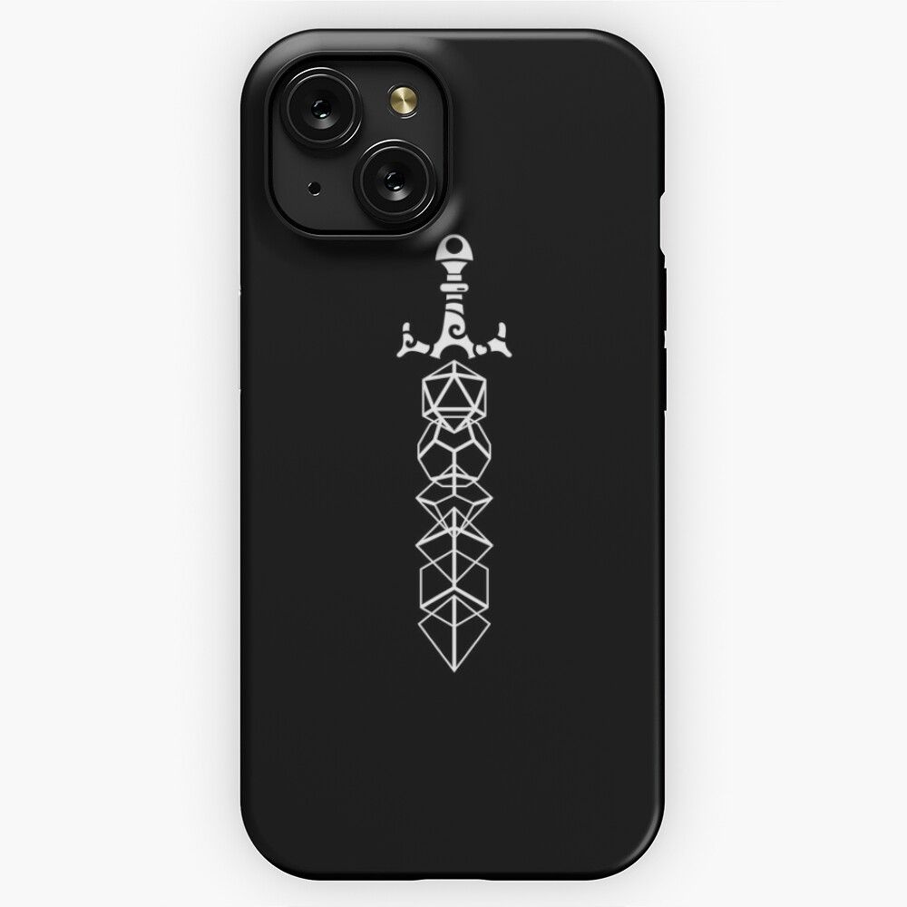 Minimalist Rpg Dice Tabletop Gaming Dungeon Armory iPhone 15 Slim Phone Case Cover