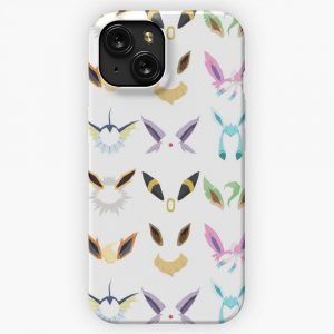 Minimalistic Eeveelutions iPhone 15 Slim Phone Case Cover