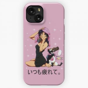 Misato Penpen Always Tired iPhone 15 Slim Phone Case Cover