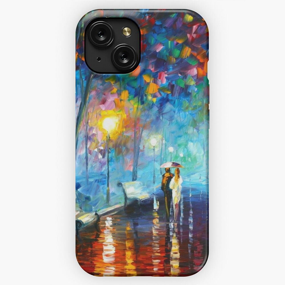Misty Mood Leonid Afremov iPhone 15 Slim Phone Case Cover