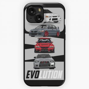 Mitsubishi Evolution Lancer Evo Vii Viii Iv X Jdm Tuner iPhone 15 Slim Phone Case Cover
