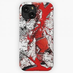 Mj Through Graffiti Sky iPhone 15 Slim Phone Case Cover