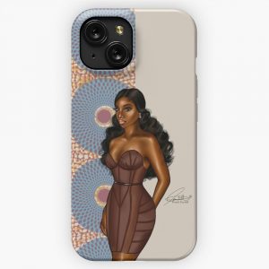 Mocha Goddess iPhone 15 Slim Phone Case Cover