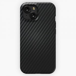 Modern Carbon Fiber Wrap iPhone 15 Slim Phone Case Cover