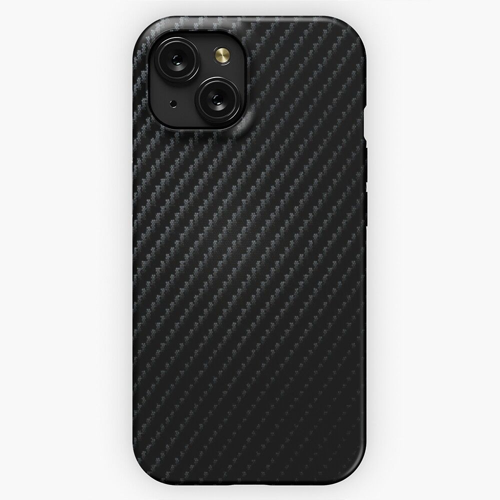 Modern Carbon Fiber Wrap iPhone 15 Slim Phone Case Cover
