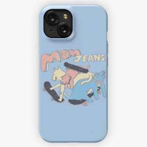 Mom Jeans Band Puppy Love iPhone 15 Slim Phone Case Cover