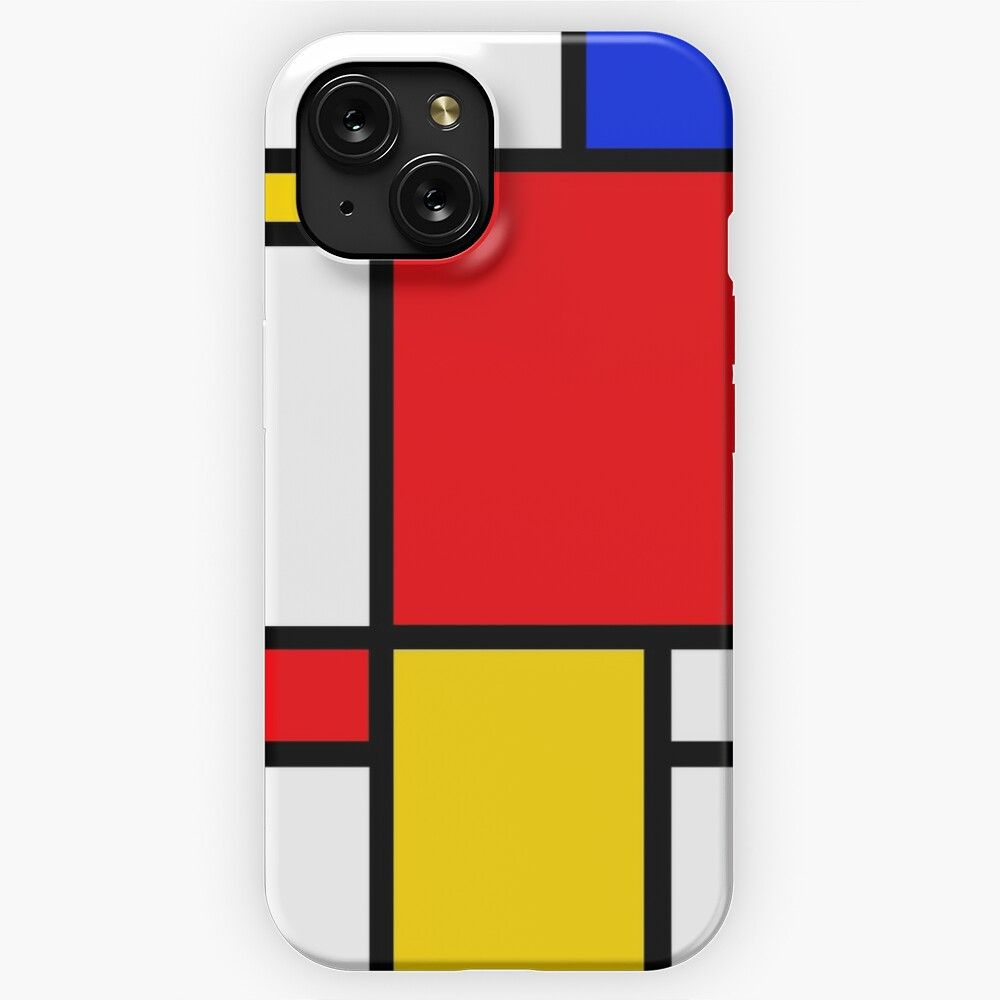 Mondrian iPhone 15 Slim Phone Case Cover