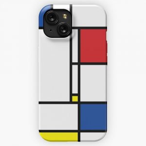 Mondrian Minimalist De Stijl Modern Art Fatfatin iPhone 15 Slim Phone Case Cover