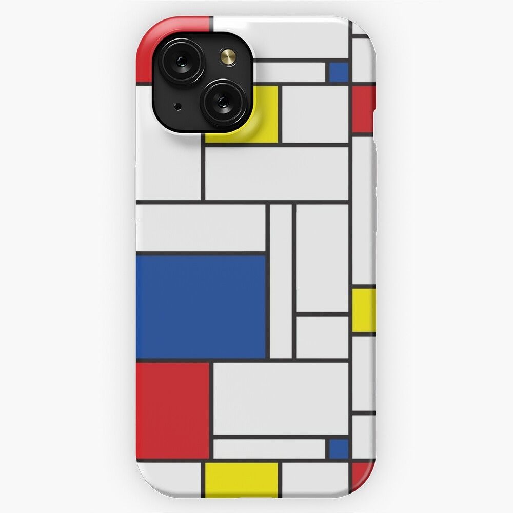 Mondrian Minimalist De Stijl Modern Art Ii iPhone 15 Slim Phone Case Cover