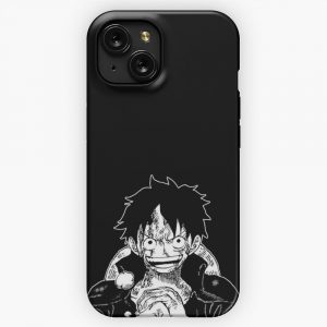 Monkey D Luffy Black iPhone 15 Slim Phone Case Cover