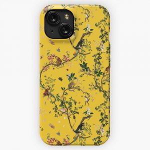 Monkey World Yellow iPhone 15 Slim Phone Case Cover