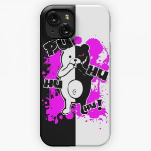 Monokuma Danganronpa Puhuhuhu iPhone 15 Slim Phone Case Cover