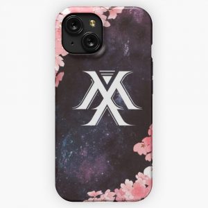 Monsta X Symbol Galaxy Flowers iPhone 15 Slim Phone Case Cover