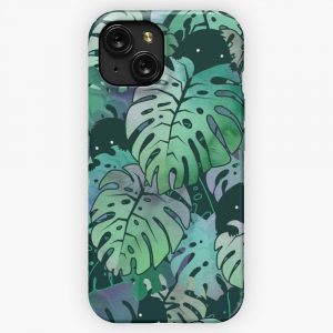 Monstera Monsters iPhone 15 Slim Phone Case Cover