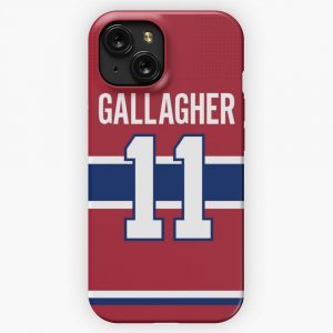 Montreal Canadiens Brendan Gallagher Home Jersey Back iPhone 15 Slim Phone Case Cover