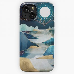 Moon Glow iPhone 15 Slim Phone Case Cover