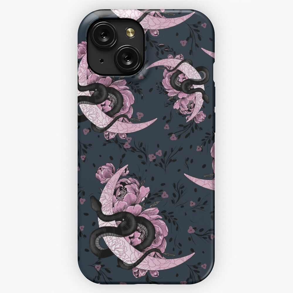Moon Snake iPhone 15 Slim Phone Case Cover