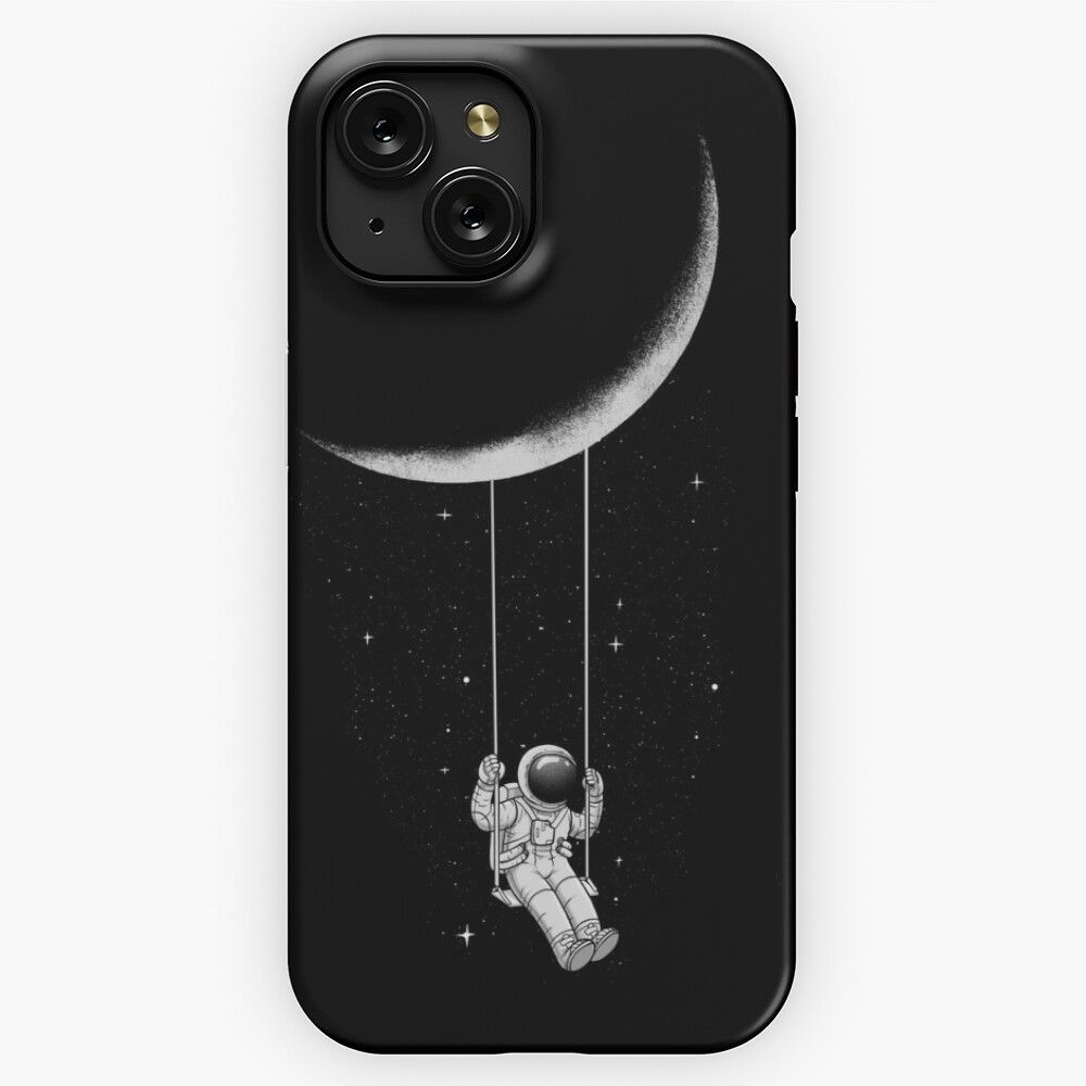 Moon Swing iPhone 15 Slim Phone Case Cover