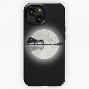 Moonlight Nature Guitar iPhone 15 Slim Phone Case Cover