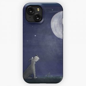 Moonlit Howl iPhone 15 Slim Phone Case Cover