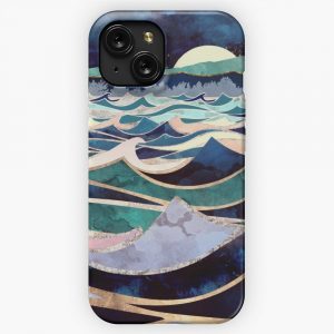 Moonlit Ocean iPhone 15 Slim Phone Case Cover