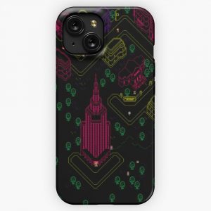 Moonside Map iPhone 15 Slim Phone Case Cover