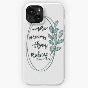 More Precious Than Rubies Proverbs 315 iPhone 15 Slim Phone Case Cover