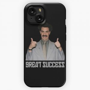 More Then Awesome Borat Great Success Gifts Music Fans iPhone 15 Slim Phone Case Cover