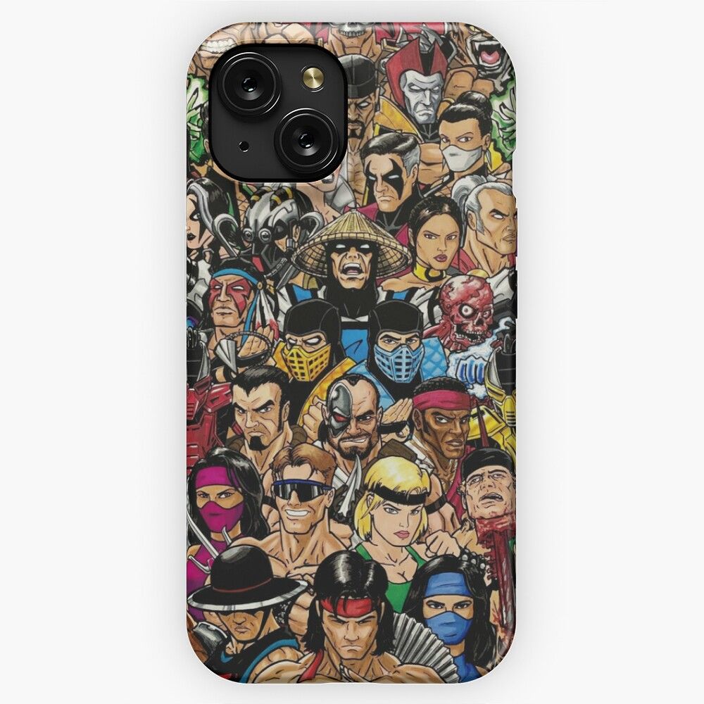 Mortal Kombat Gaming G iPhone 15 Slim Phone Case Cover