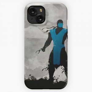 Mortal Kombat Inspired Sub Zero Poster iPhone 15 Slim Phone Case Cover
