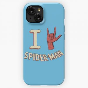Morvel I Love Splder Man iPhone 15 Slim Phone Case Cover