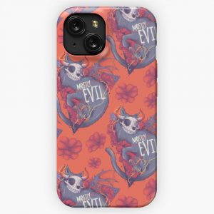 Mostly Evil Cat iPhone 15 Slim Phone Case Cover