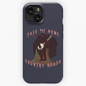 Mothman Country Roads But Like He Has A Banjo iPhone 15 Slim Phone Case Cover
