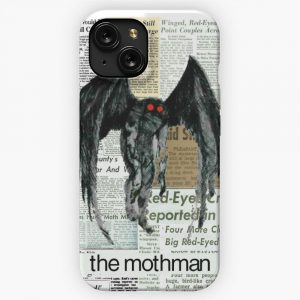 Mothman Newspaper Articles iPhone 15 Slim Phone Case Cover