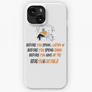 Motivational iPhone 15 Slim Phone Case Cover