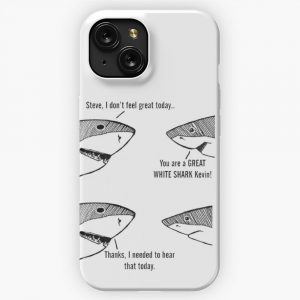 Motivational Shark iPhone 15 Slim Phone Case Cover