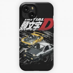 Mountain Drift Racing Initial D Tandems Ae86 Vs Fd Rx 7 iPhone 15 Slim Phone Case Cover