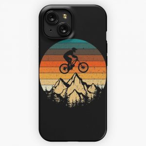 Mountainbike Downhill Retro Vintage Gift iPhone 15 Slim Phone Case Cover