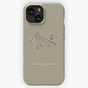 Mountains Christian Design Sand iPhone 15 Slim Phone Case Cover