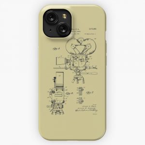 Movie Film Camera Patent Prints 1937 iPhone 15 Slim Phone Case Cover