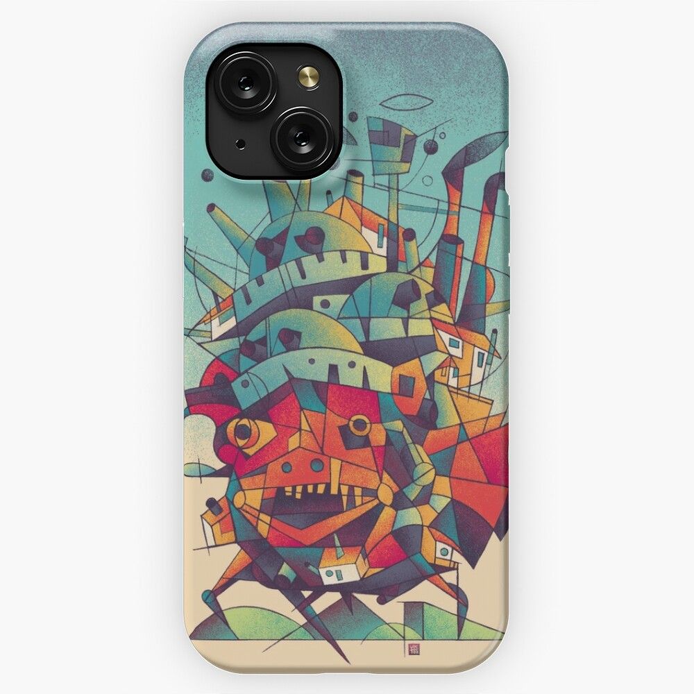 Moving Castle iPhone 15 Slim Phone Case Cover