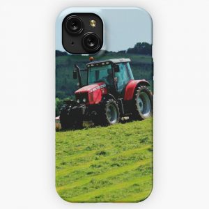 Mowing On The Hill iPhone 15 Slim Phone Case Cover