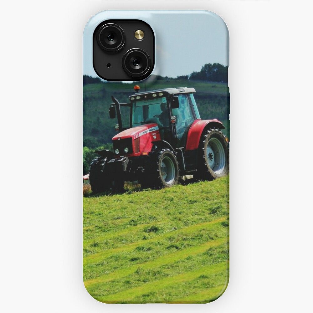 Mowing On The Hill iPhone 15 Slim Phone Case Cover