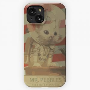 Mr Pebbles The First Cat In Space iPhone 15 Slim Phone Case Cover