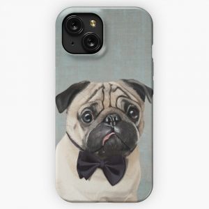 Mr Pug iPhone 15 Slim Phone Case Cover
