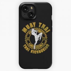 Muay Thai Kickboxing iPhone 15 Slim Phone Case Cover