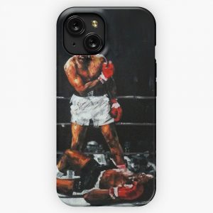 Muhammad Ali Knocks Out Sonny Liston iPhone 15 Slim Phone Case Cover