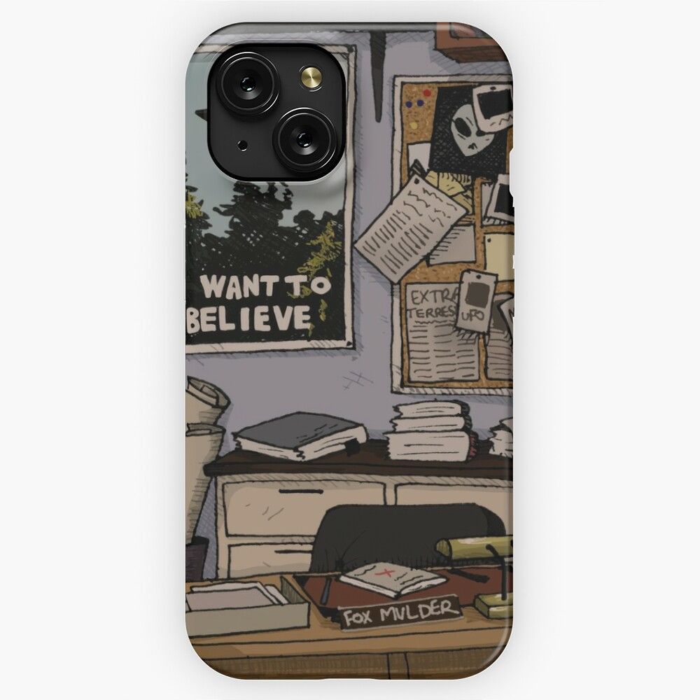 Mulders Office iPhone 15 Slim Phone Case Cover